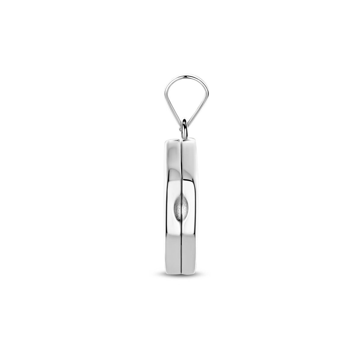 Médaillon octogonal en argent 925 rhodié