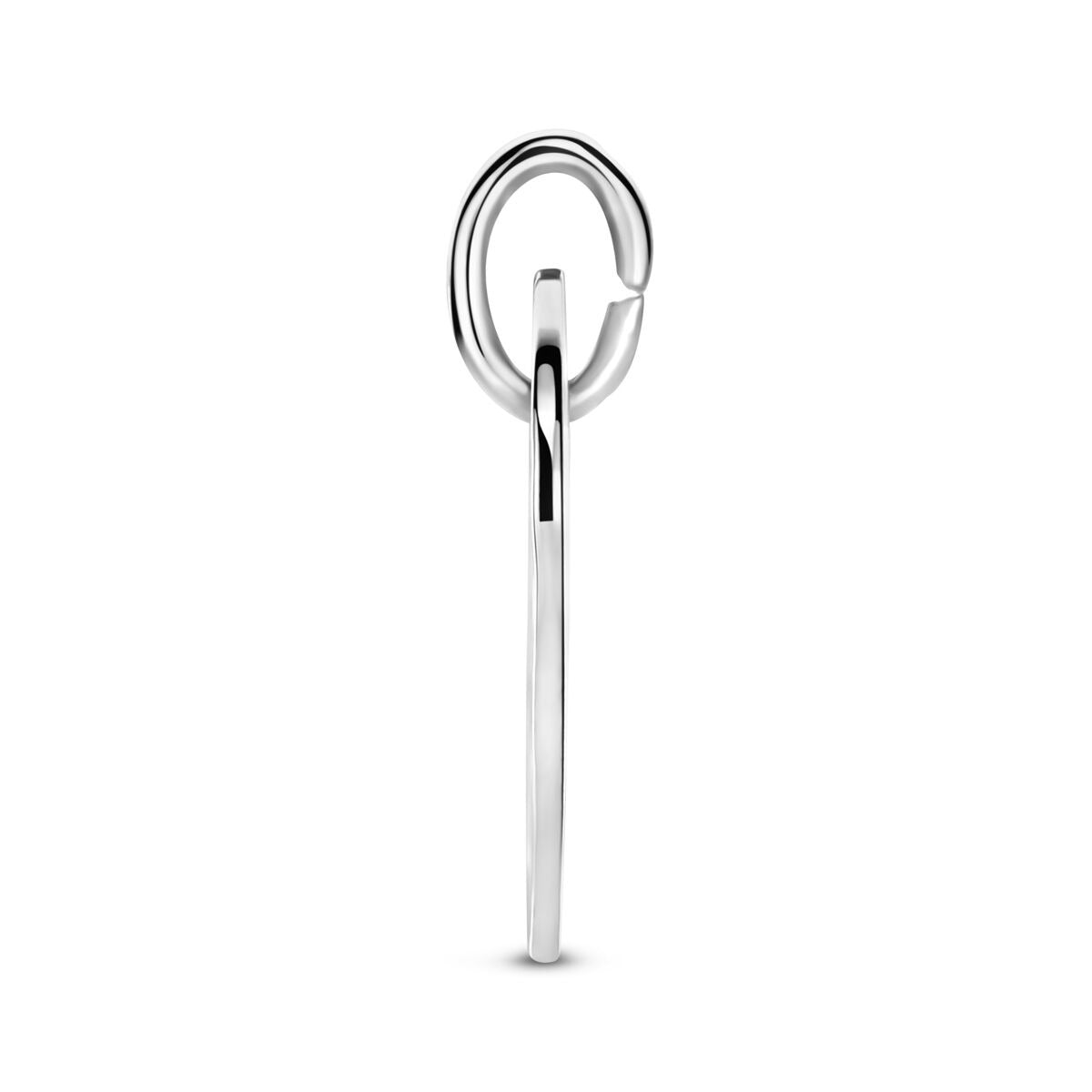 Pendentif en argent en forme de cœur - personnel et raffiné