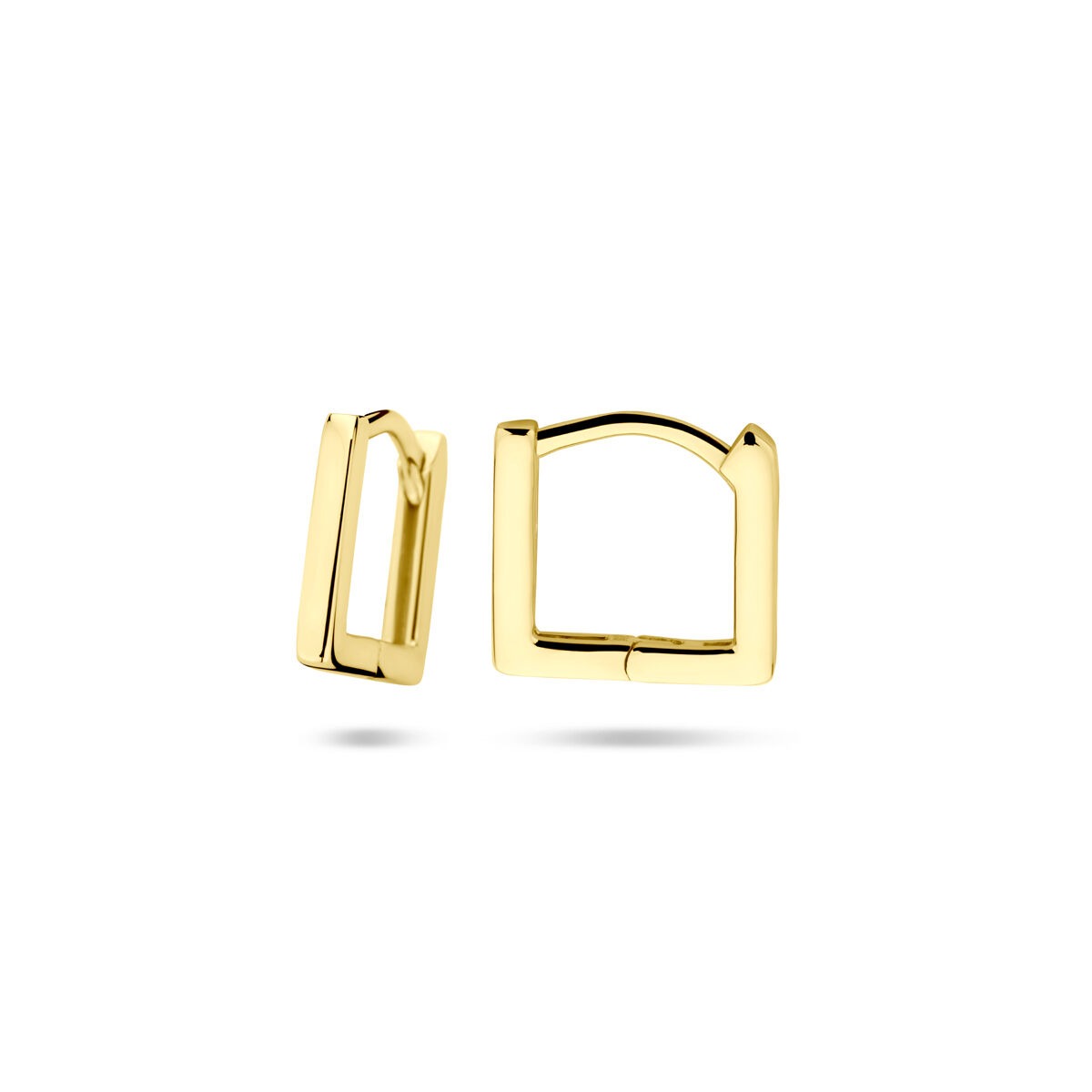 boucles d'oreilles en argent plaqué or – style élégant pour femme