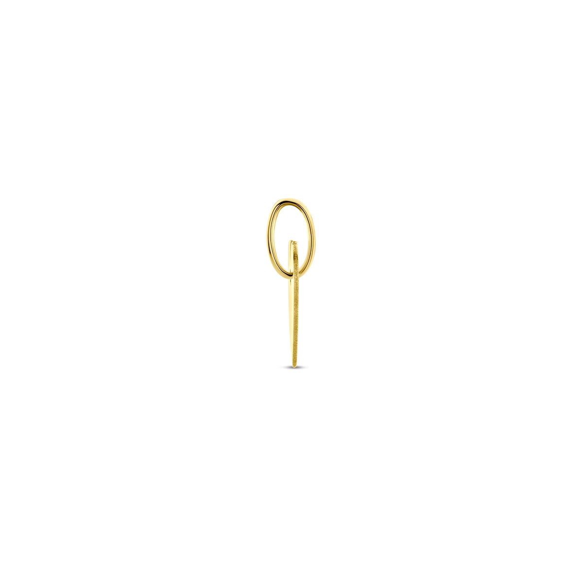 Pendentif à graver en or jaune 9k en forme de cœur – 13 mm
