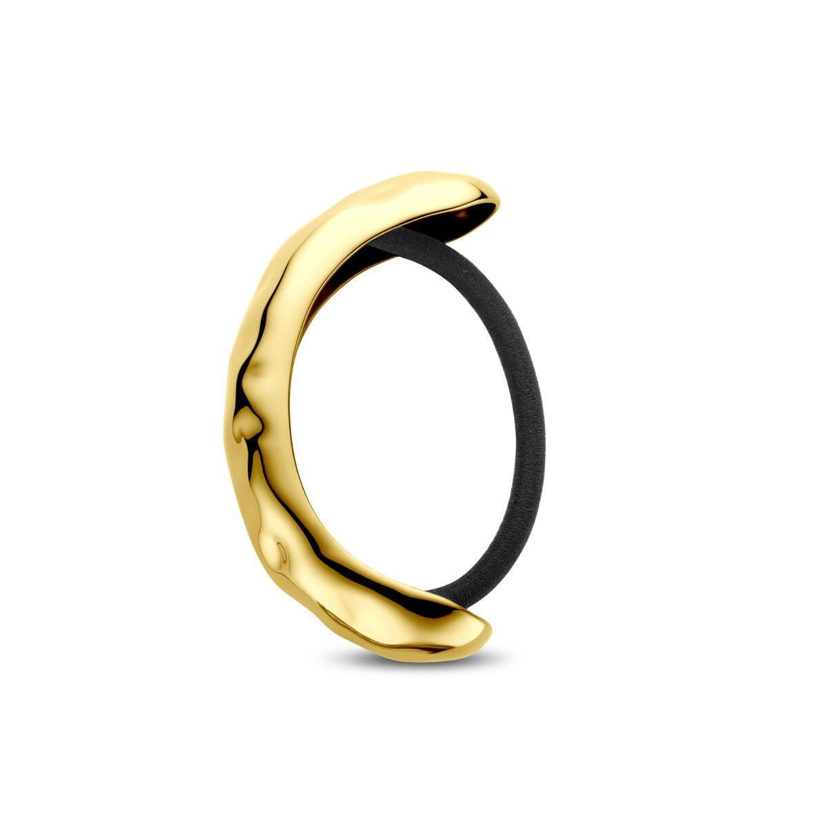 Bracelet de cheveux en acier plaqué or – Accessoires capillaires pour femme