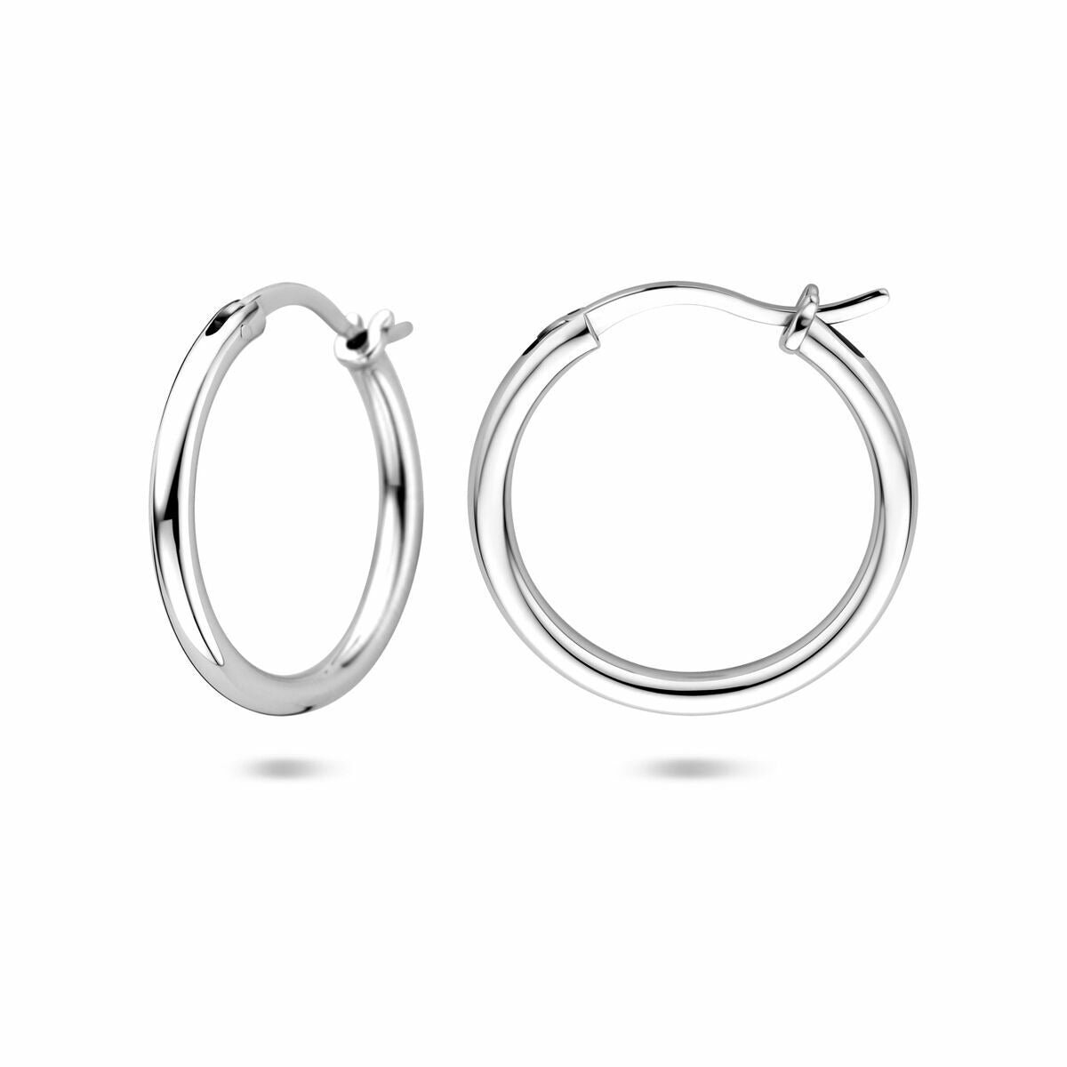 Créoles en argent – rhodié argent 925