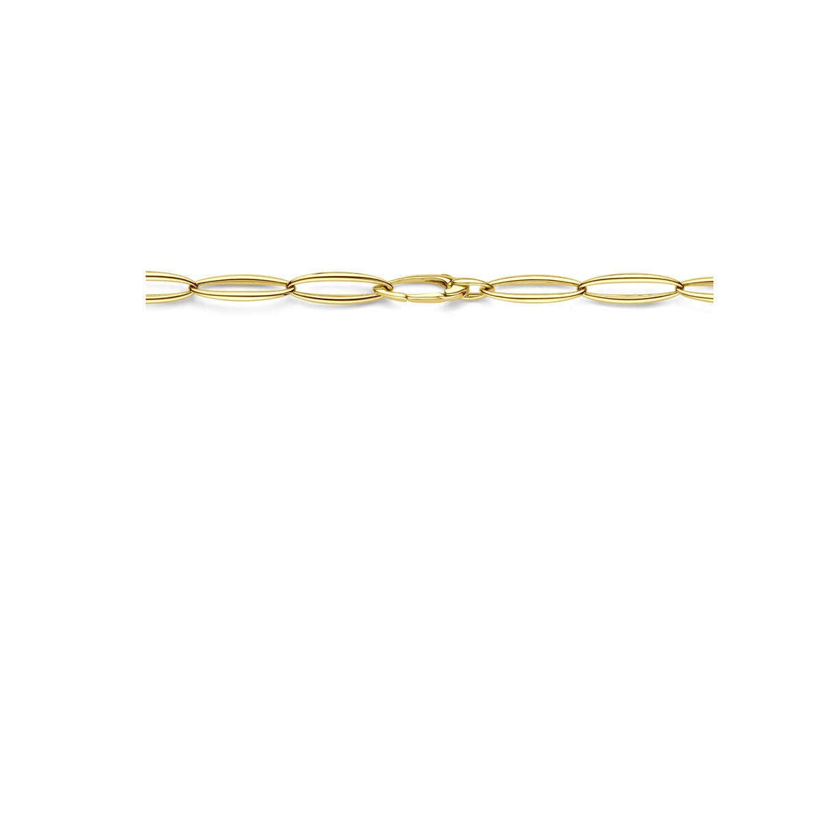 collier pour femme en or jaune 9,5 mm 45 cm