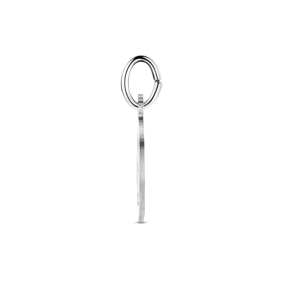 Pendentif en argent rhodié 925 avec trèfle – 19 mm