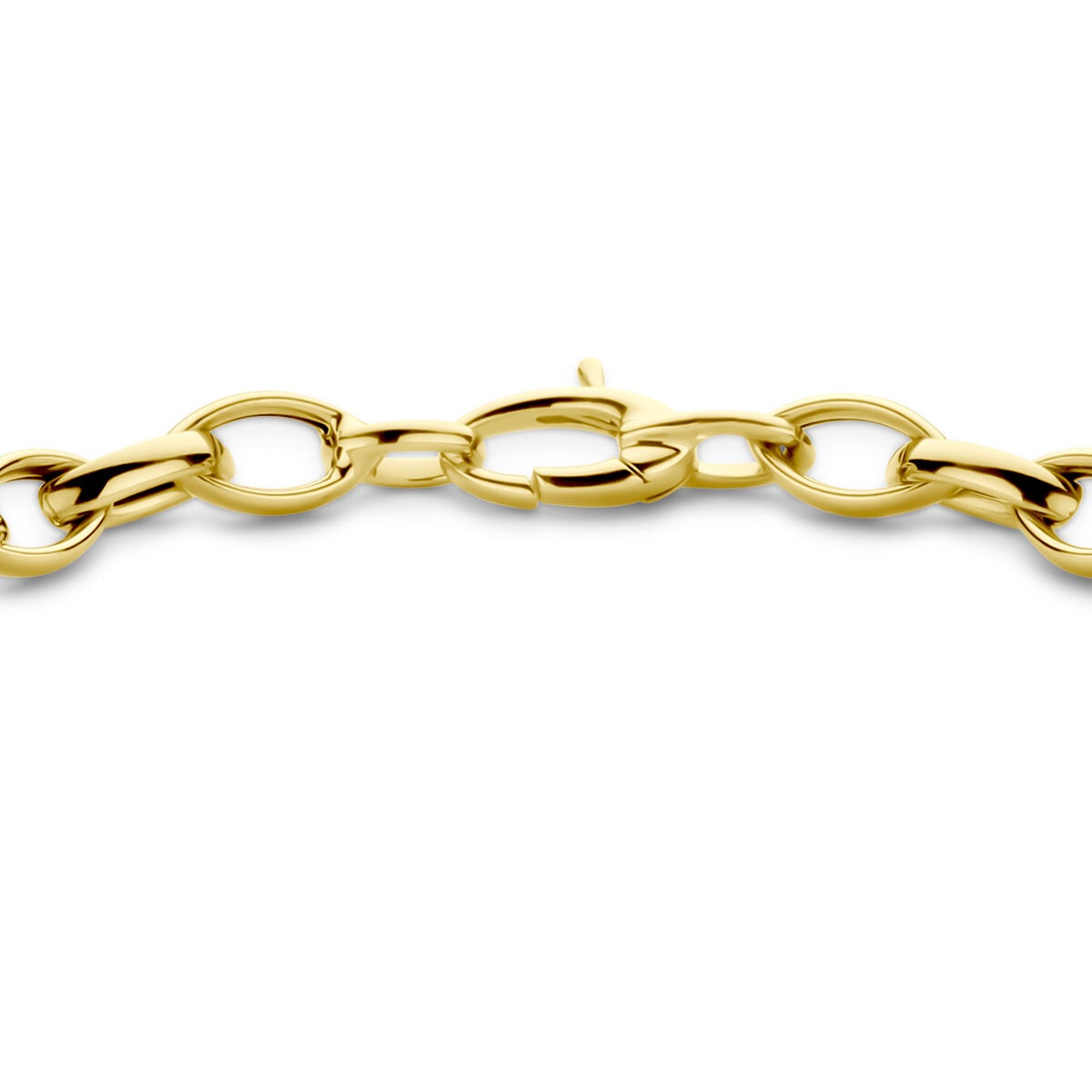 Collier en maille en or jaune 9k