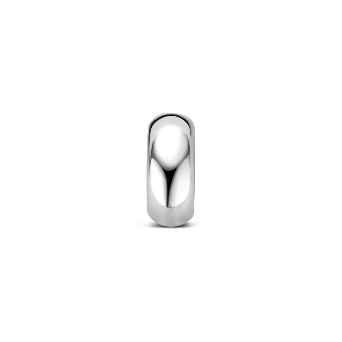 pendentif rond en or blanc 14k
