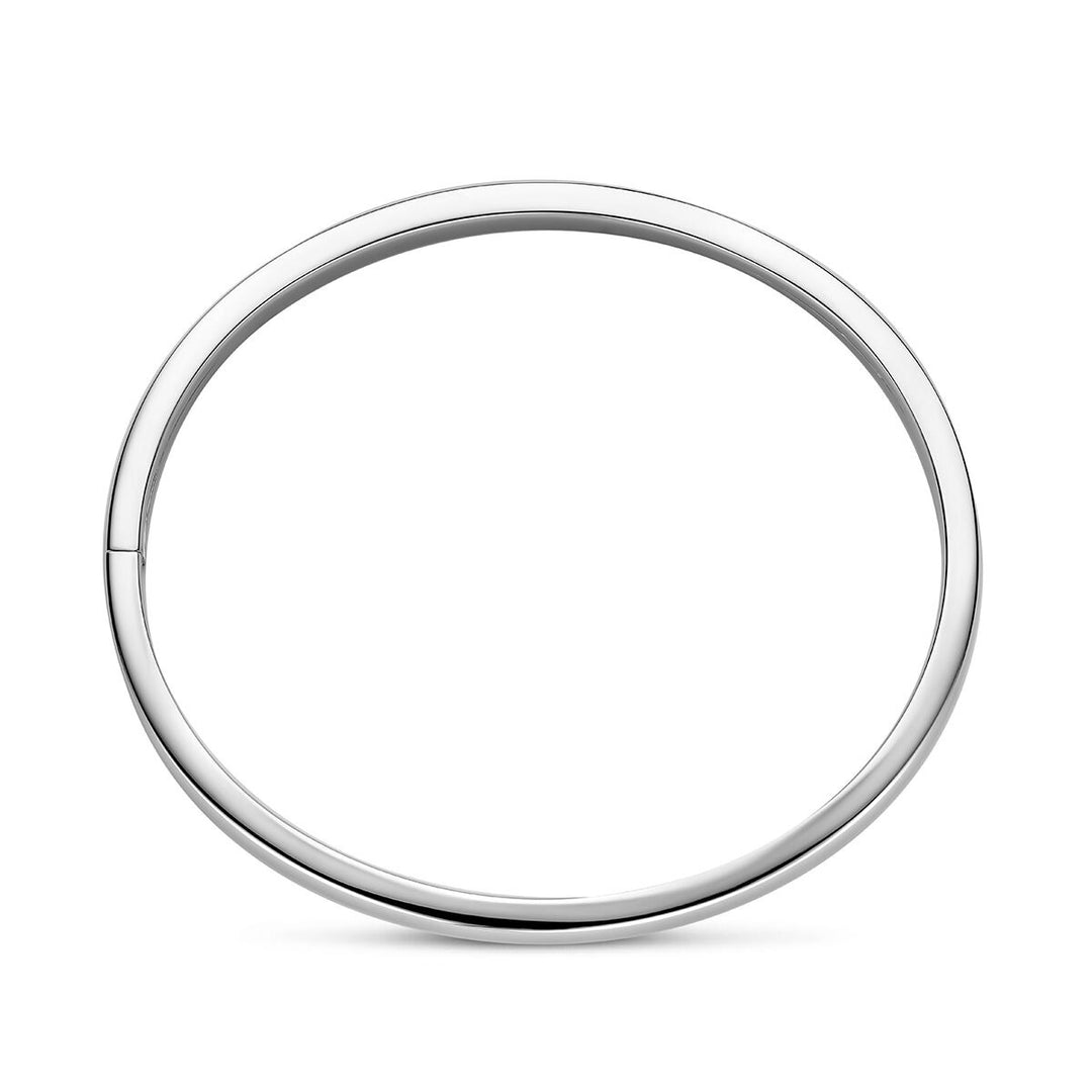 Gerhodineerde 925 zilveren bangle