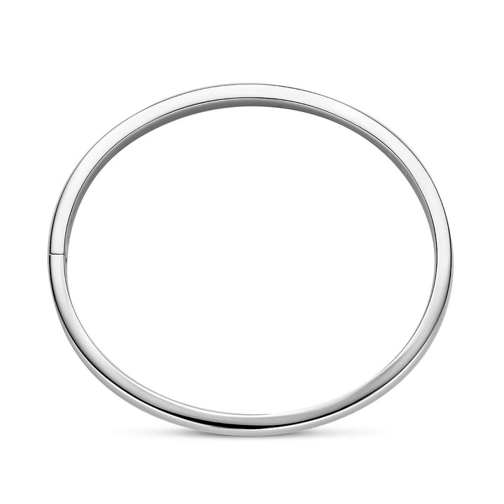 Gerhodineerde 925 zilveren bangle