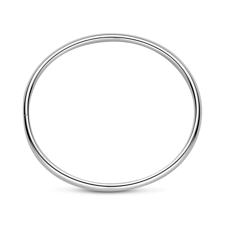 Gerhodineerde 925 zilveren bangle