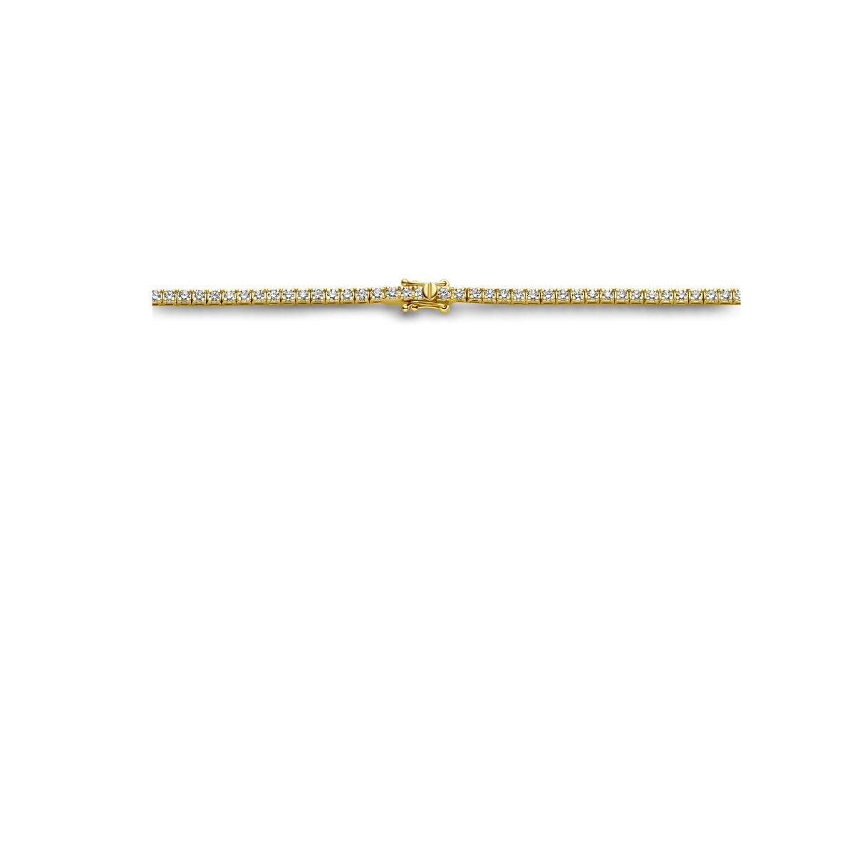 collier en or jaune 14k avec diamants – 5.00ct