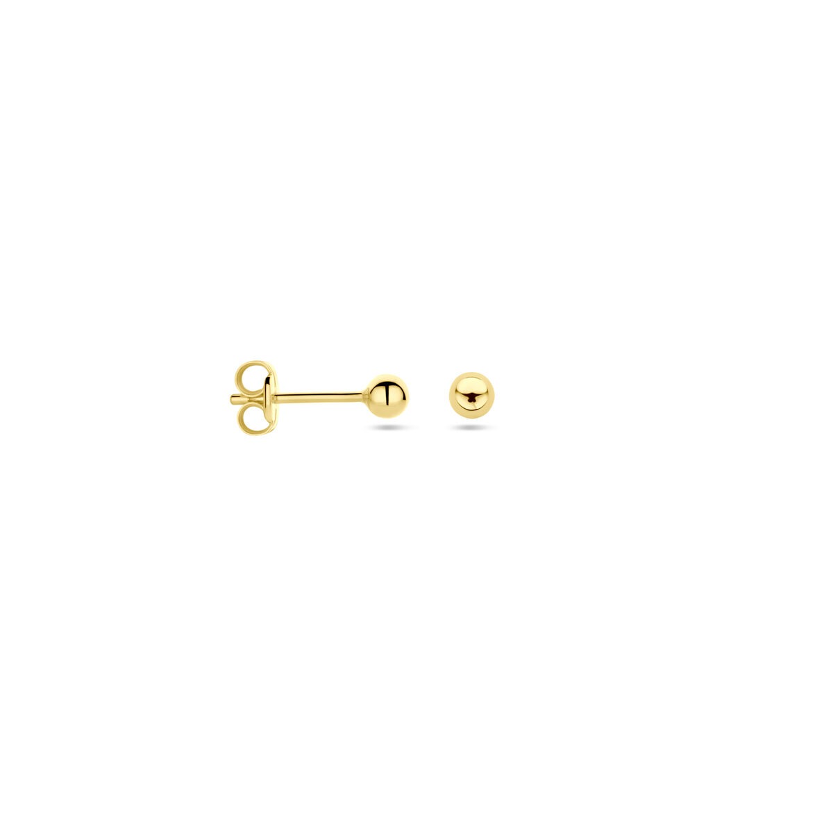 puces d'oreilles en or jaune 9k – intemporelles et subtiles