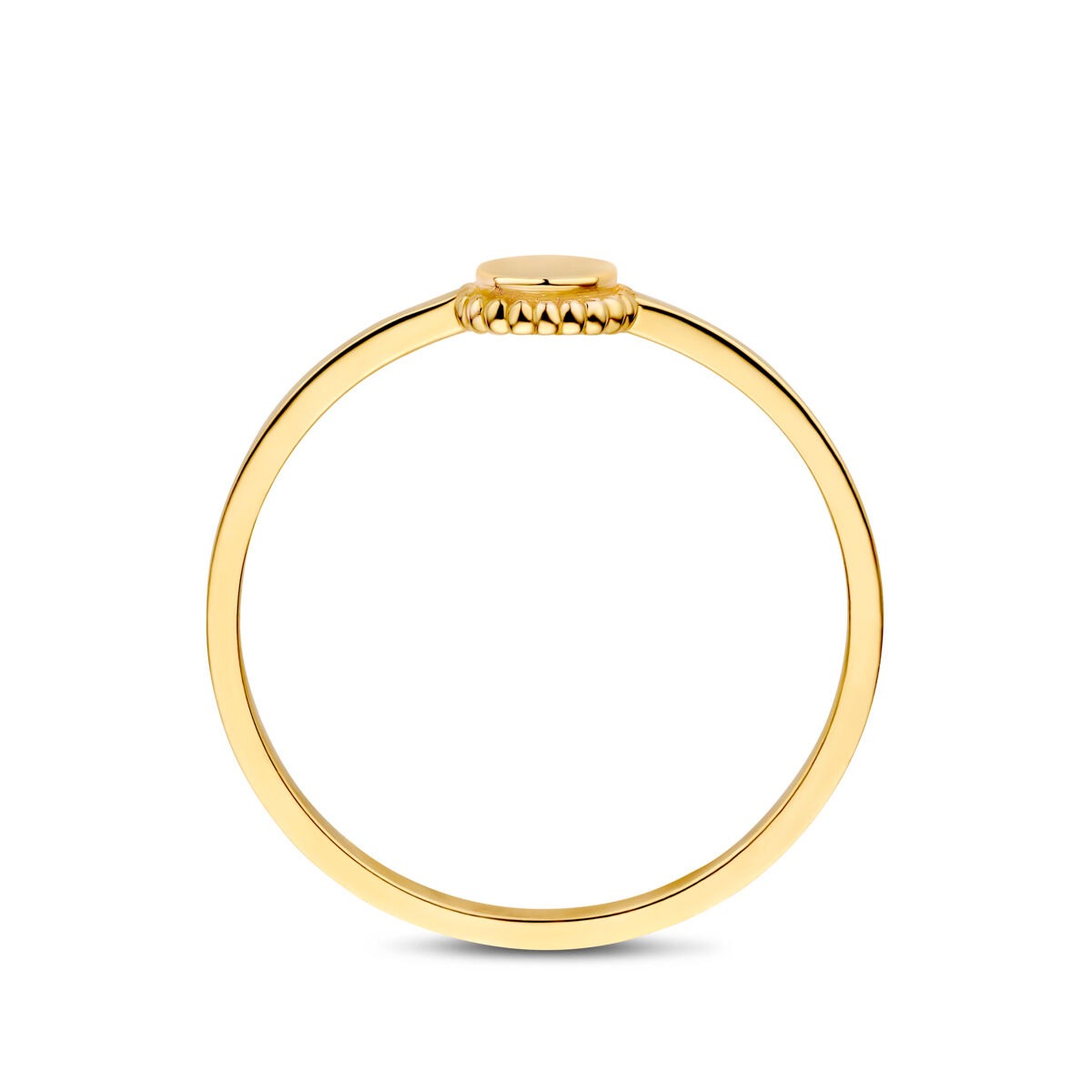 9k Geelgouden damesring