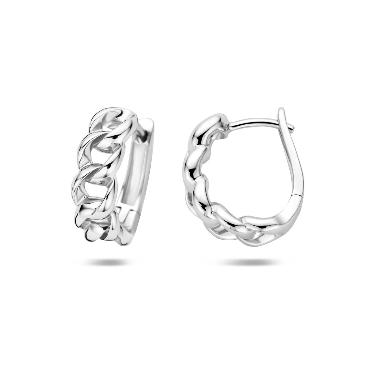 Créoles en argent – rhodiées 925