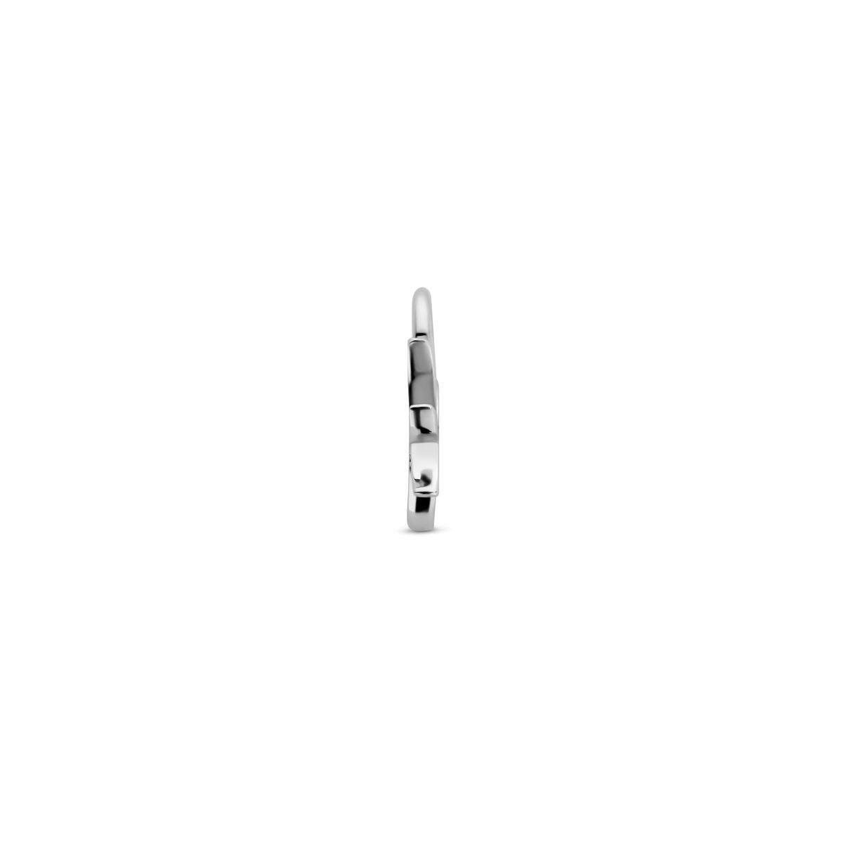 Boucle d'oreille pendentif en argent – rhodié argent 925 (à l'unité)