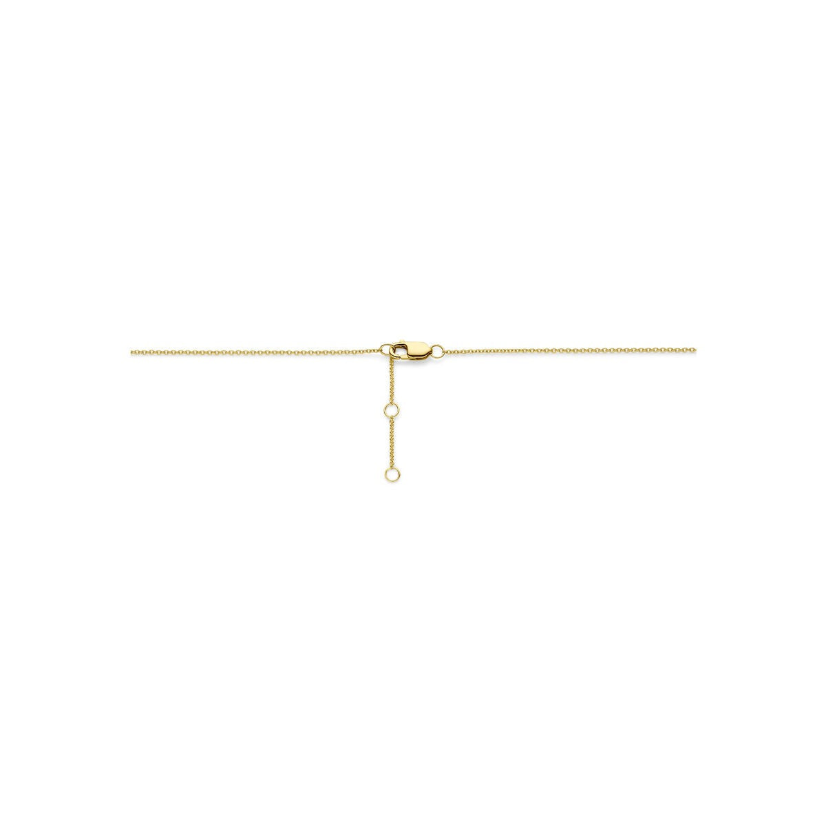 collier y en or jaune avec diamant