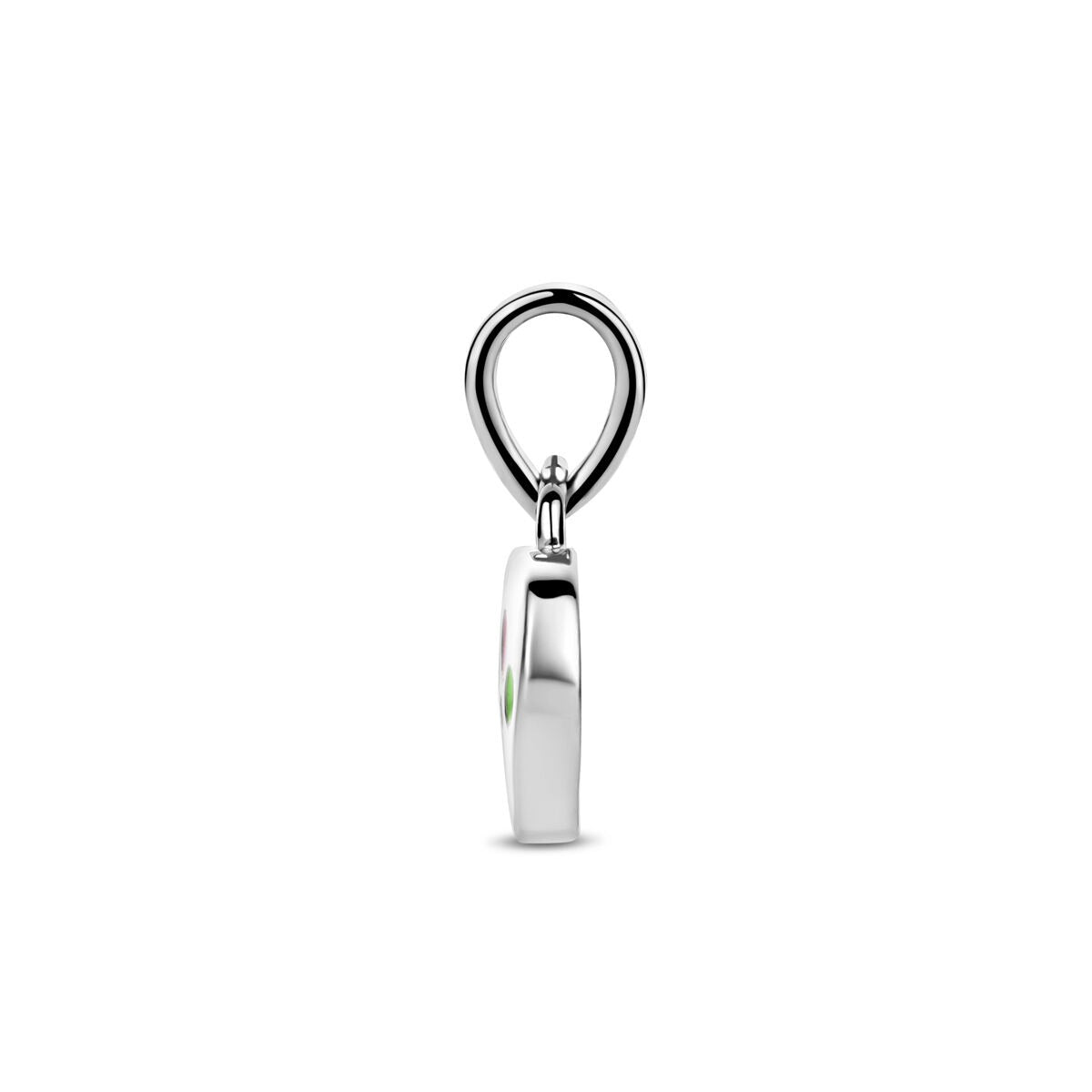 Pendentif en argent pour enfant en forme de cœur avec patte de chien – Colliers en argent pour enfant