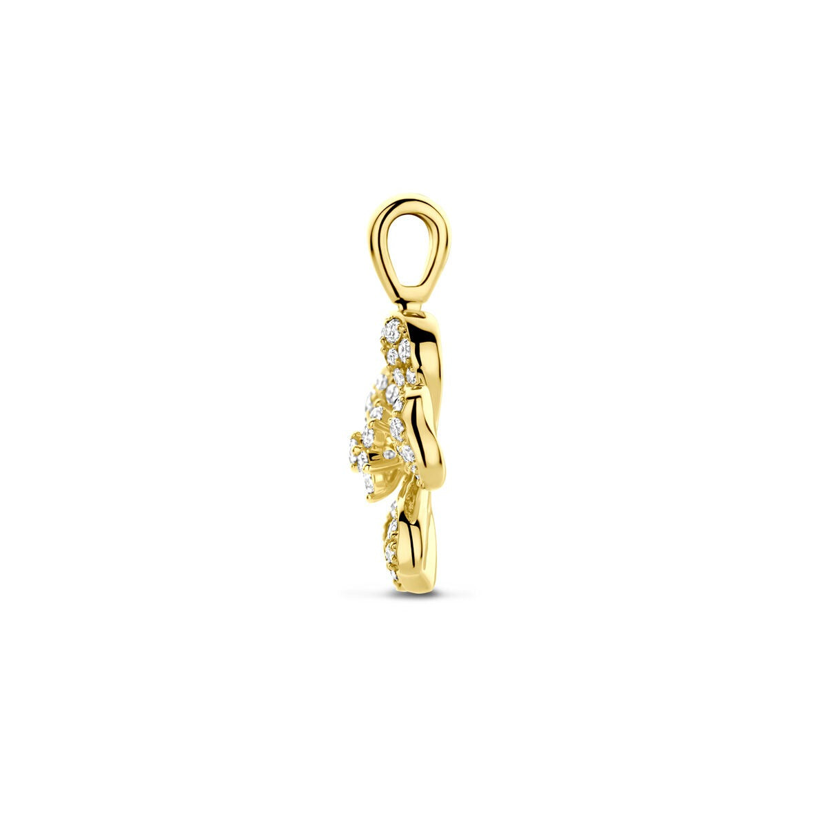 Puces d'oreilles rhodiées 925 argent - forme de coquillage pour femme