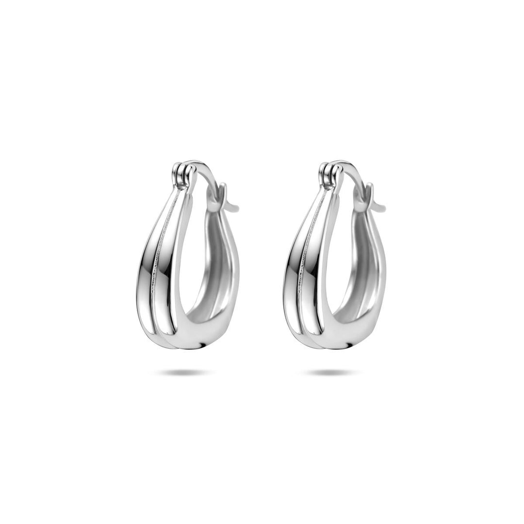 Zilveren oorringen – gerhodineerd 925 zilver
