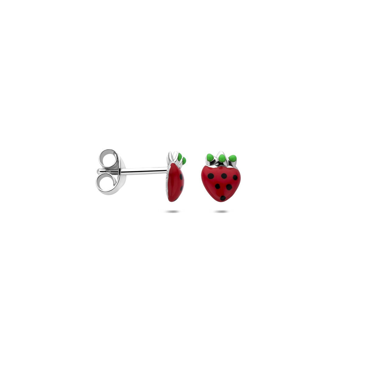 Puces d'oreilles pour enfant en argent - rhodié argent 925