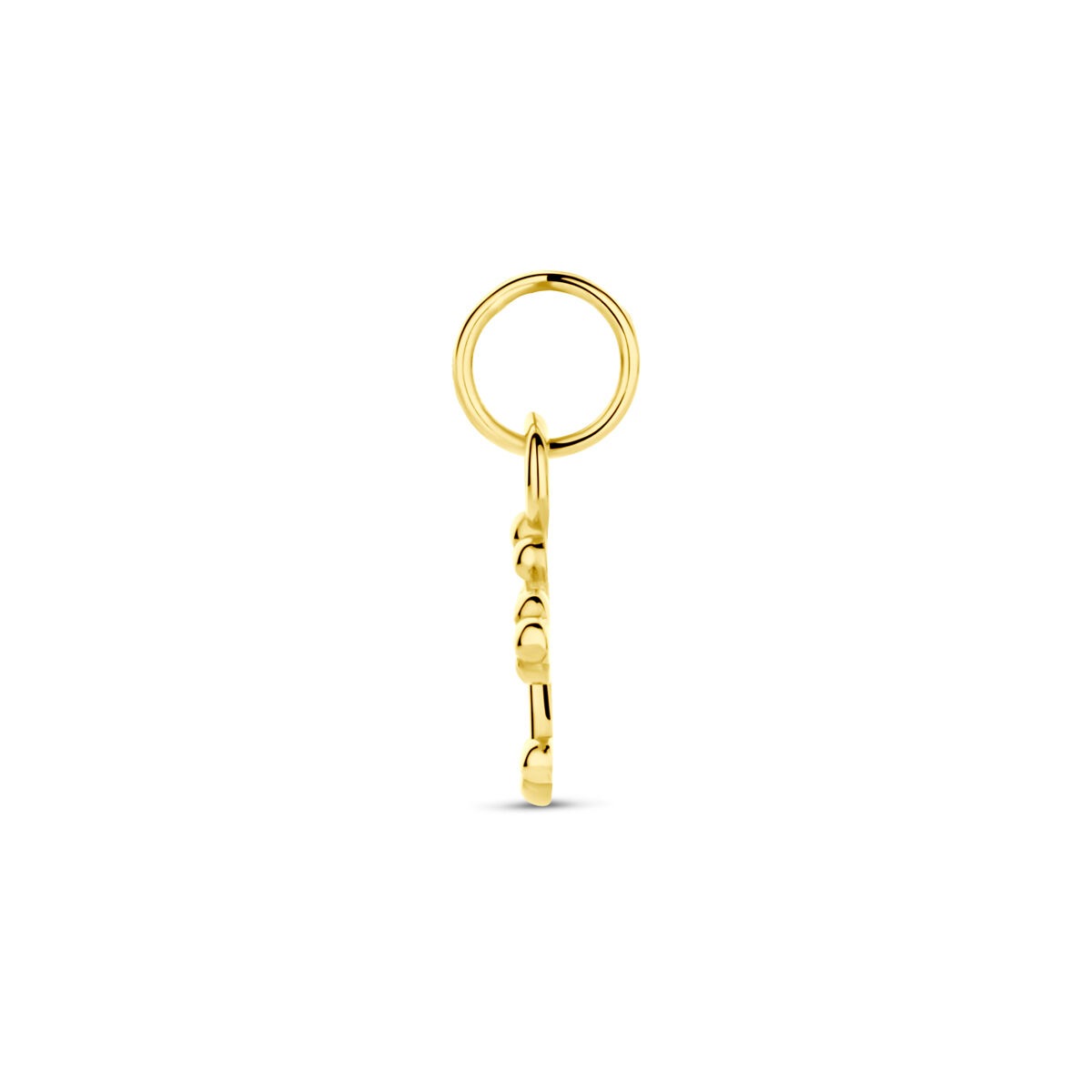 pendentif en or jaune en forme de croix