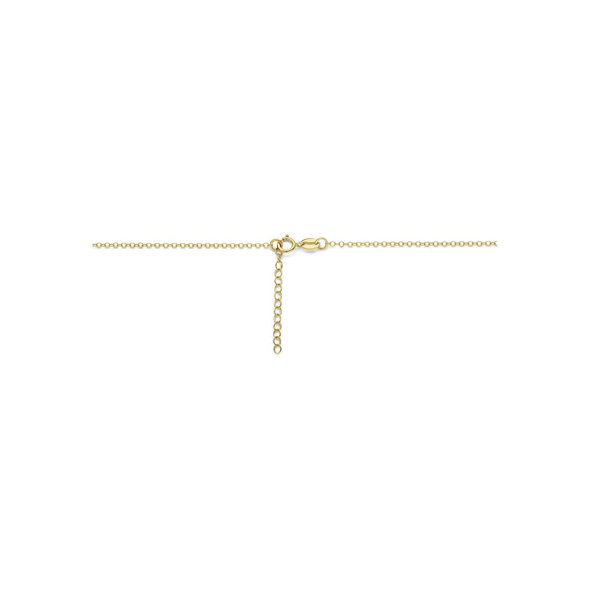 collier y en or jaune 14k