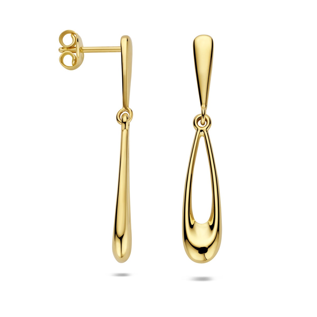 Boucles d'oreilles en or jaune 14k pour femme