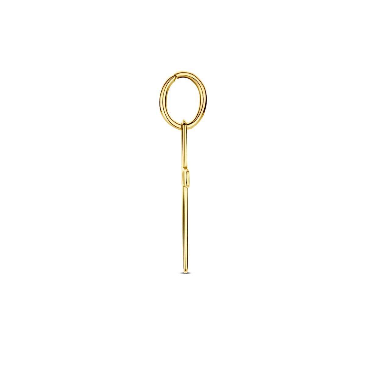 pendentif croix en or jaune 9k