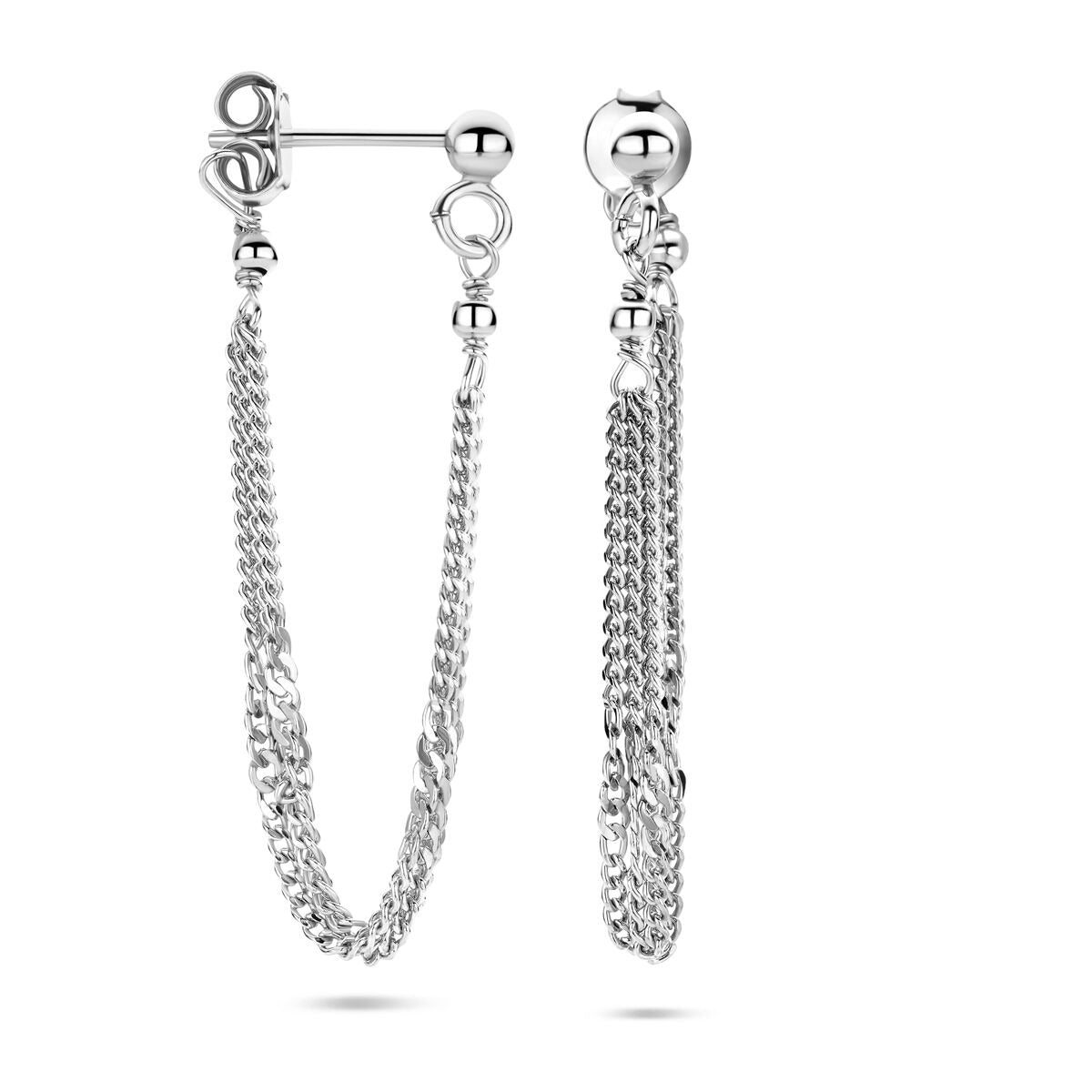 Boucles d'oreilles en argent 925 rhodiées – Boucles d'oreilles pour femme