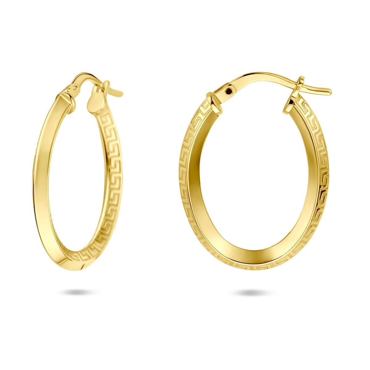 Créoles en or pour femme – 14k Silgold avec noyau en argent 2,5 mm