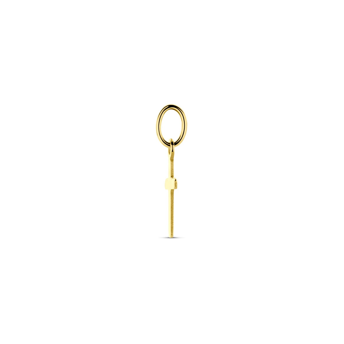 pendentif en croix en or jaune 14k – 14 mm