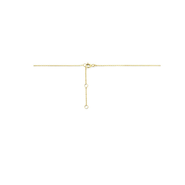 9k geelgouden collier met strik – verfijnd damescollier met symbolische charme
