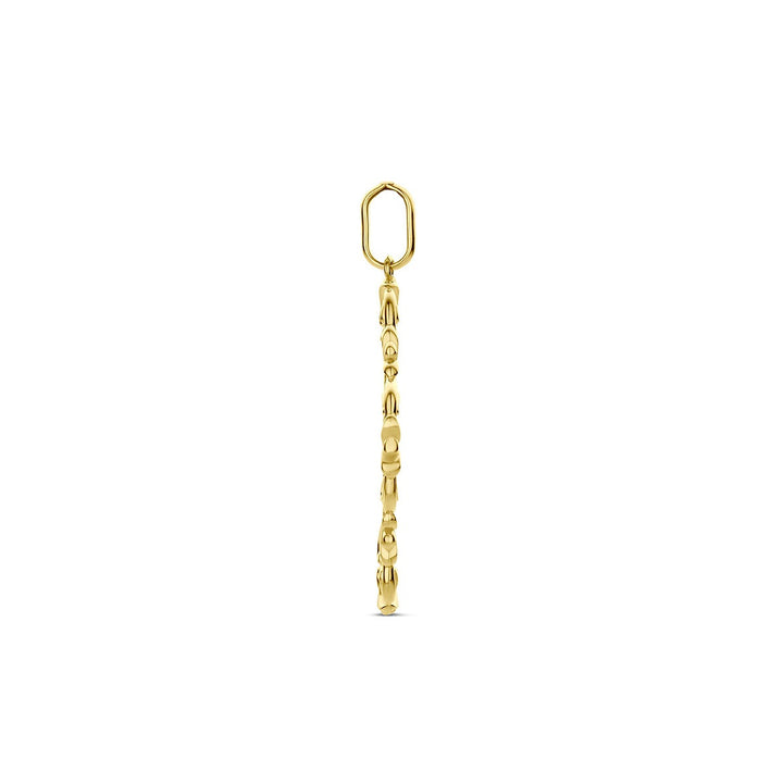 9k Geelgouden graveerhanger