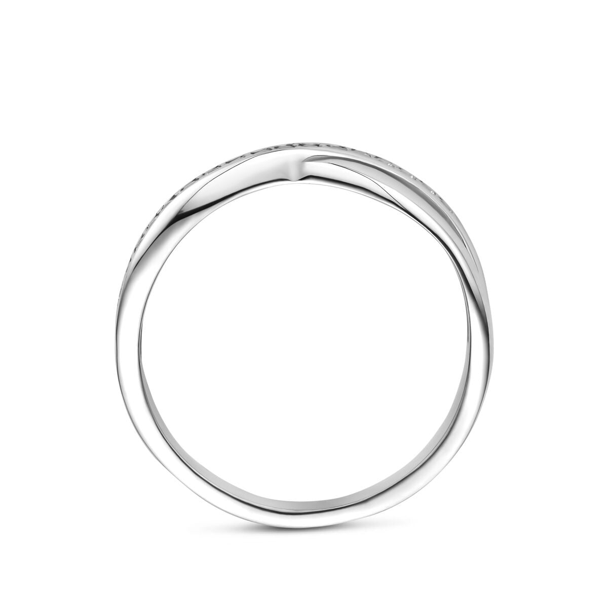 bague zircone argent rhodié
