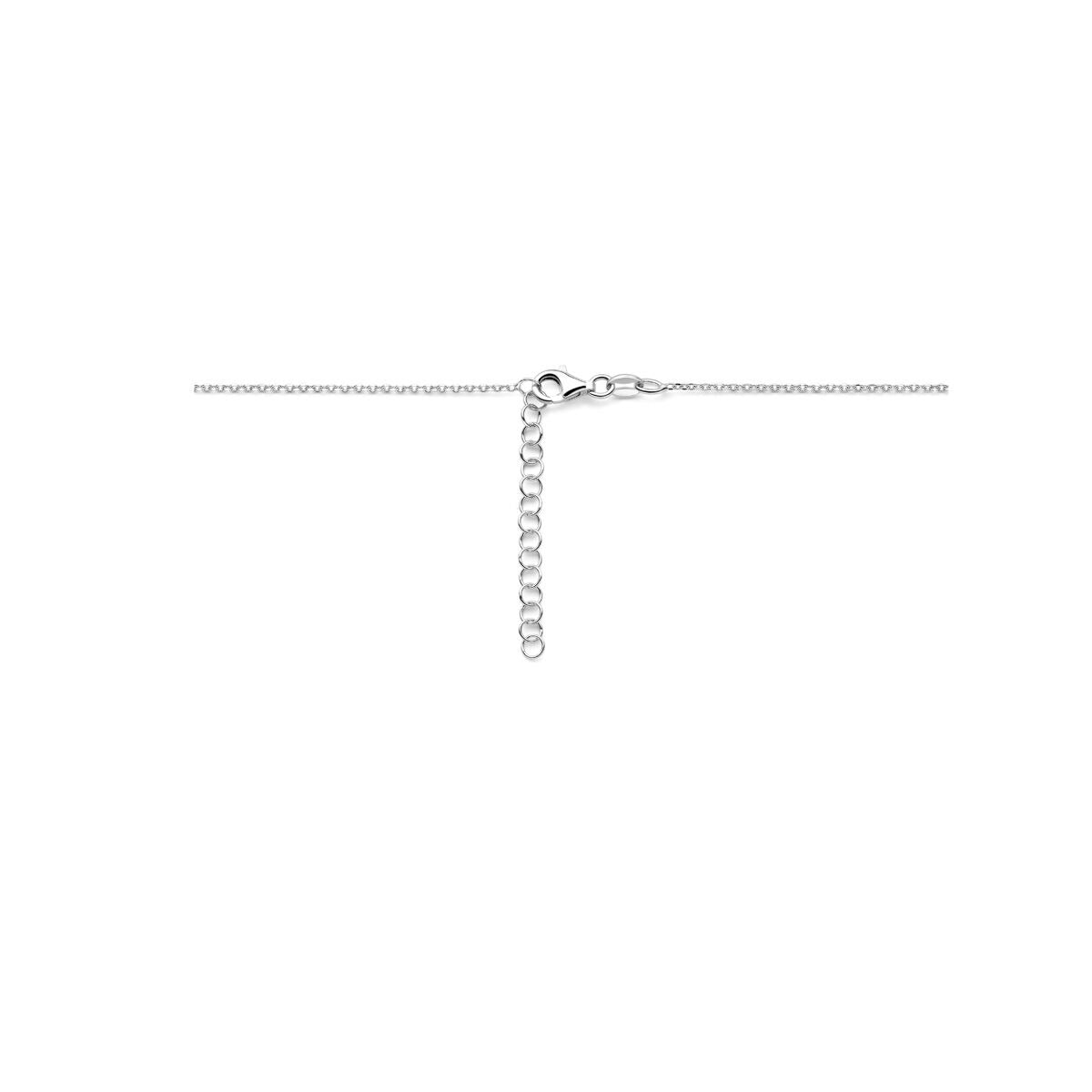 Collier en argent avec pendentif nœud – rhodié argent 925