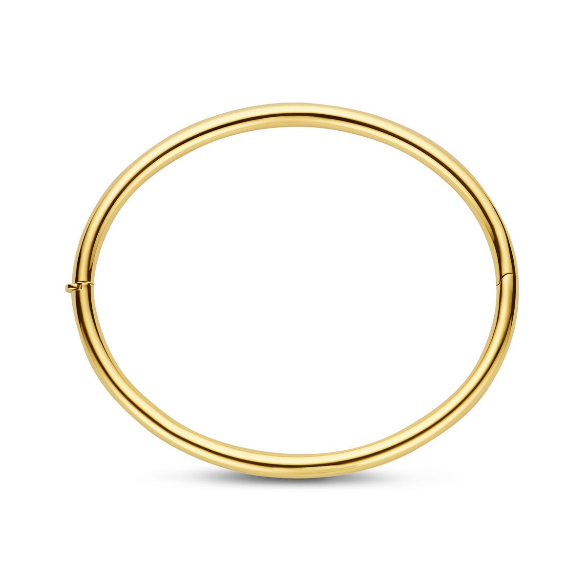 Bracelet en or pour femme – jonc 14k avec fermoir à charnière