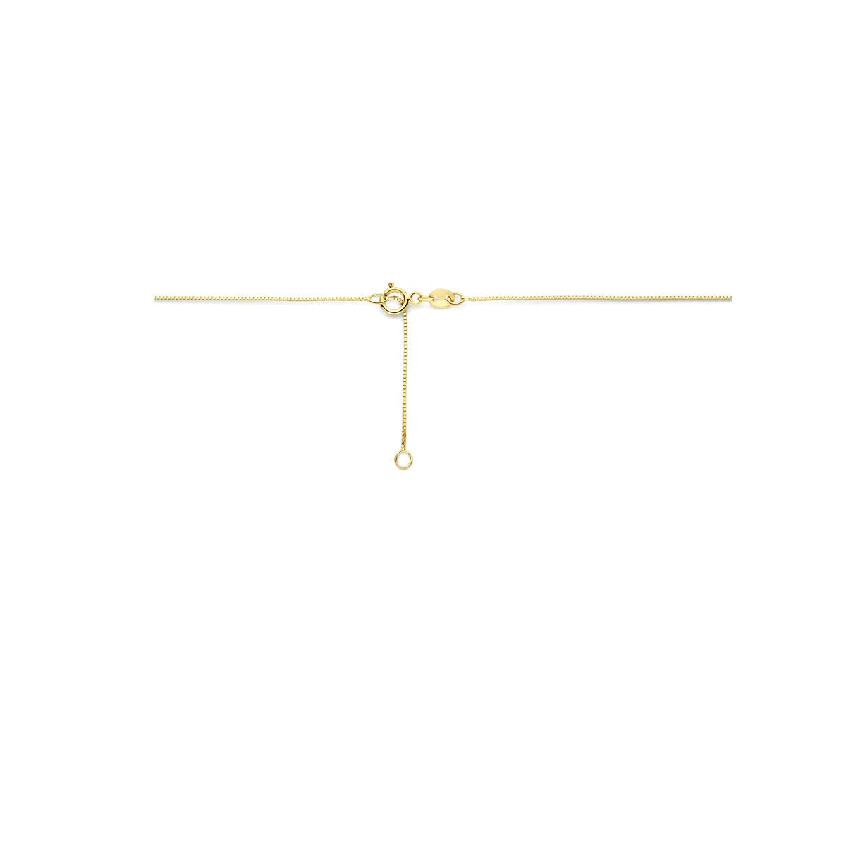 collier en or jaune 14k avec zircone et perle d'eau douce