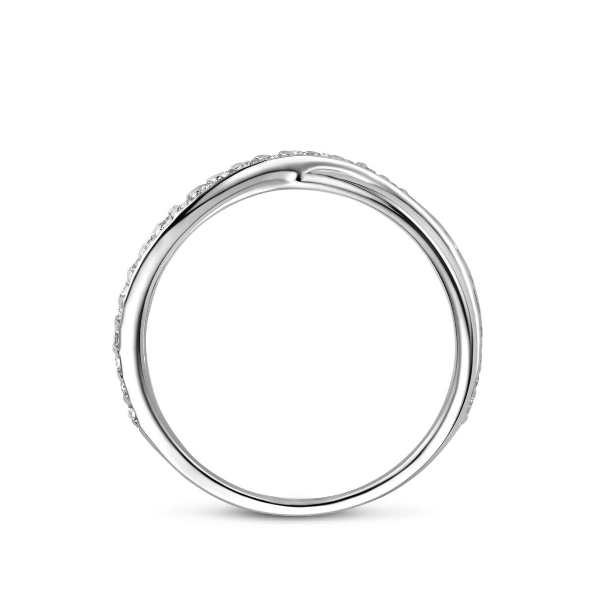 bague zircone argent rhodié