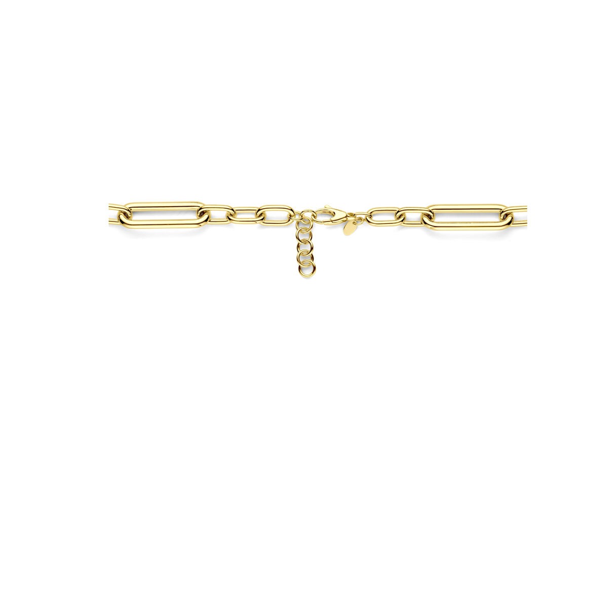 Collier ancre en or pour femme – 14k avec fermoir à mousqueton 11 mm 43 + 3 cm