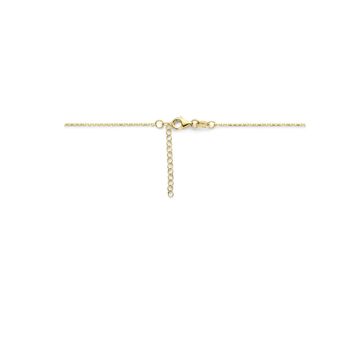 collier ancre en or jaune pour femme