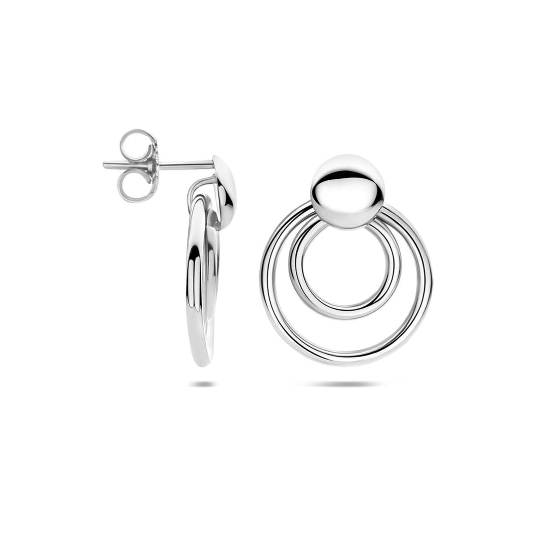 Gerhodineerde 925 zilveren oorhangers