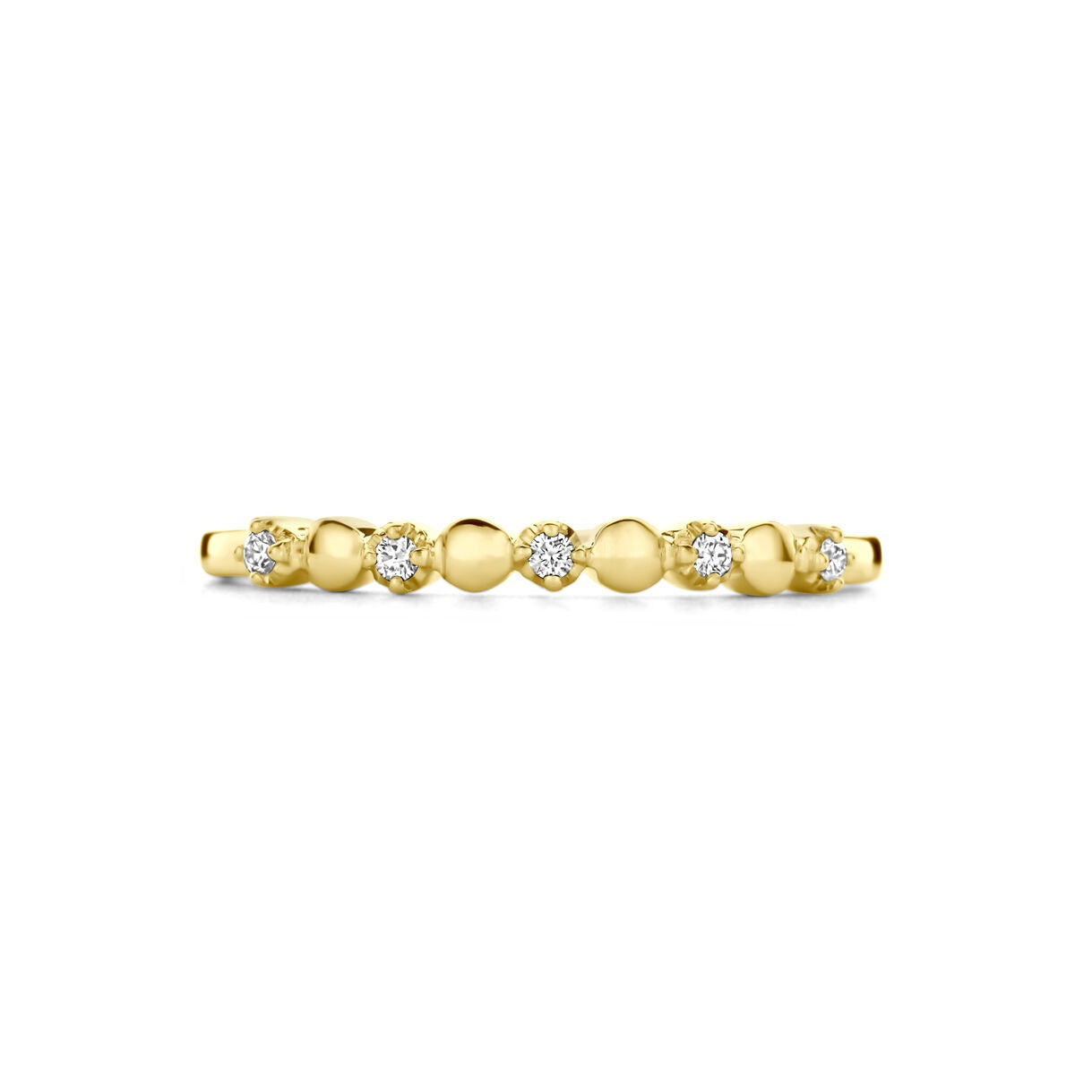 bague pour femme en or 14k avec diamant – 0.05 ct, 2 mm