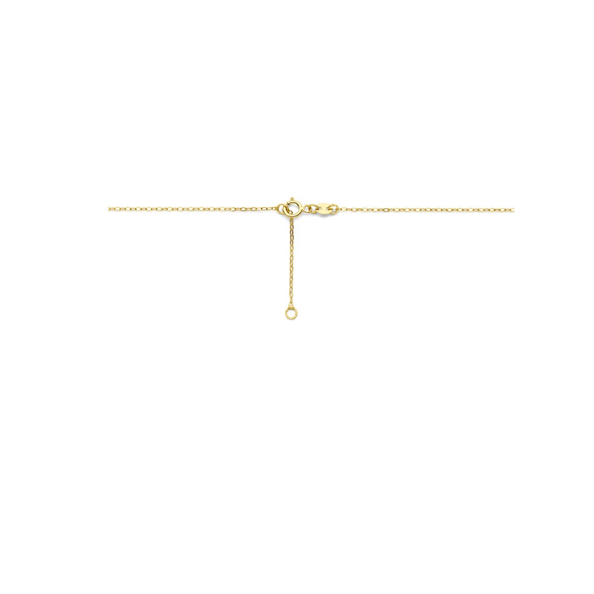 Collier en or jaune 9k avec goutte