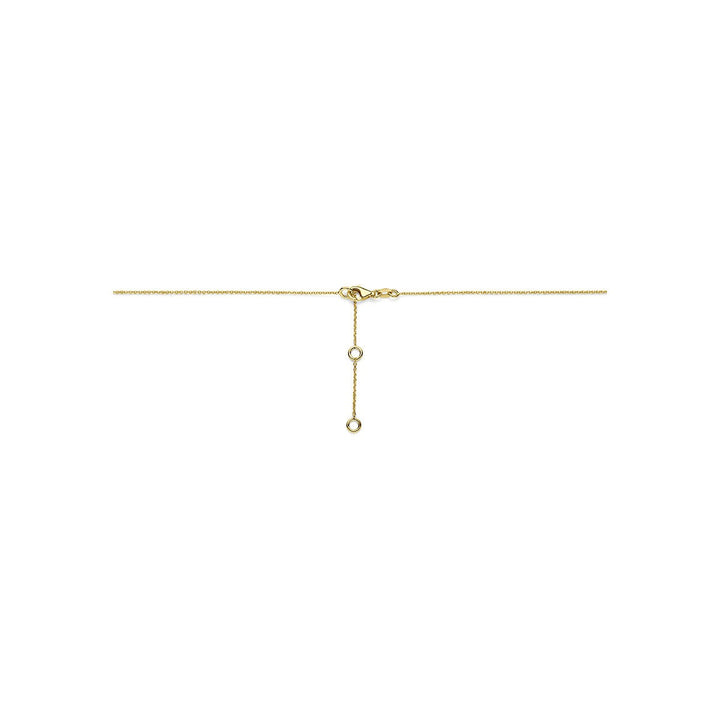14k Geelgouden Y-collier met parels en bolletjes