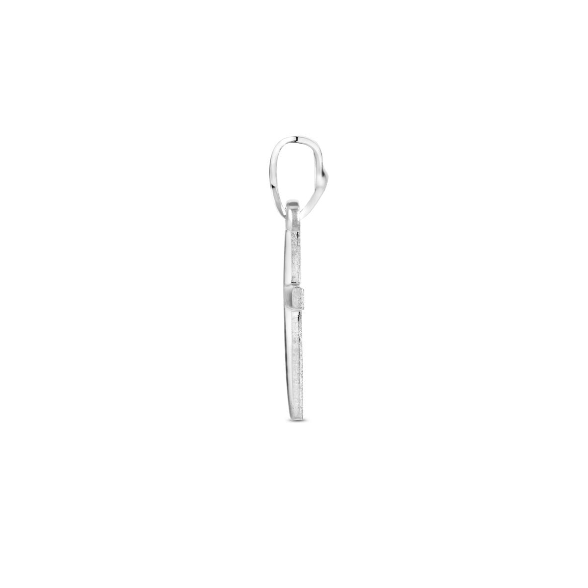 Pendentif croix en argent – rhodié argent 925