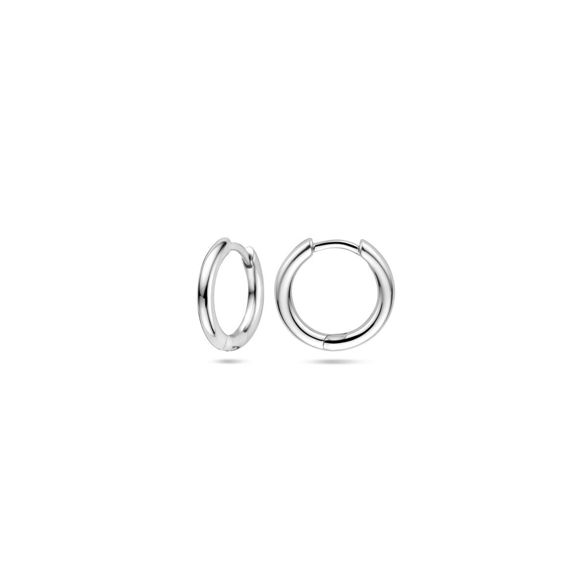 créoles rond 2,0 mm argent rhodié