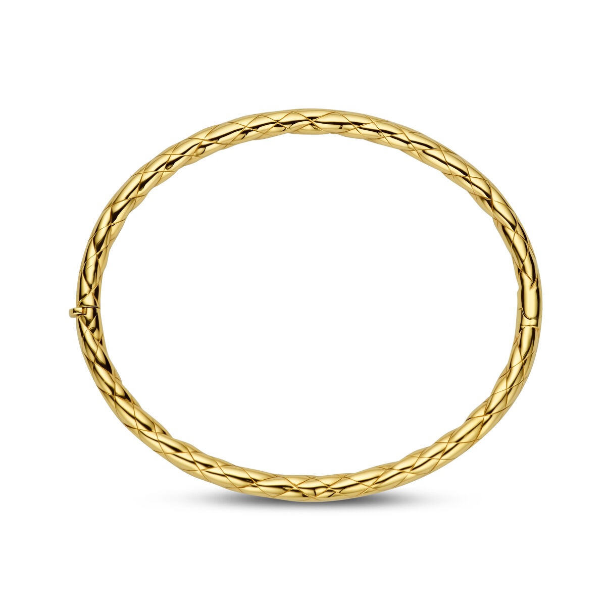 Bangle en or pour femme – 14k avec fermoir à charnière