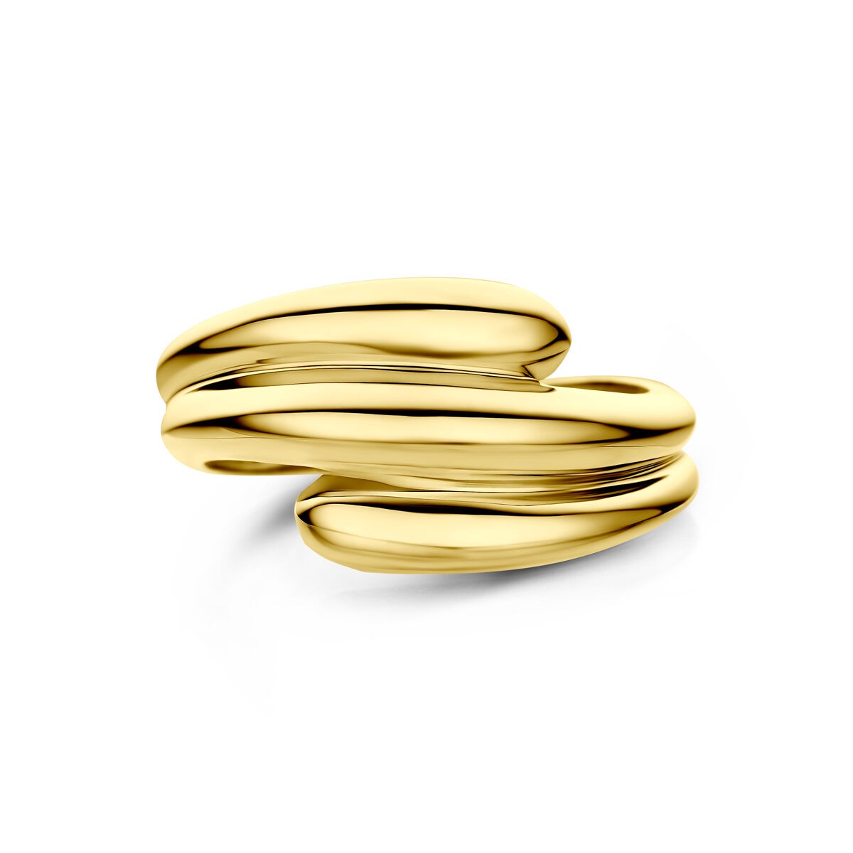 bague pour femme en or jaune 14k