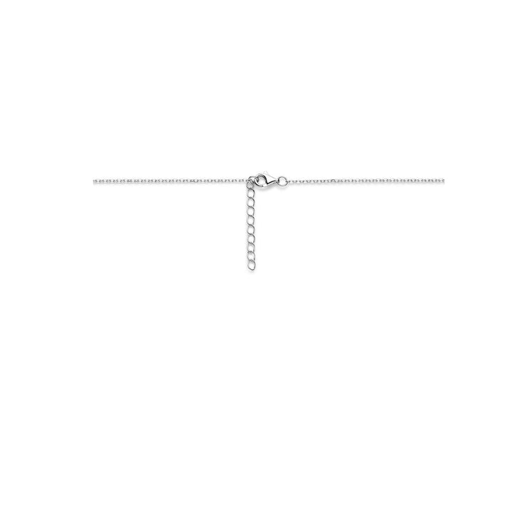 Zilveren collier met emerald-cut zirkonia