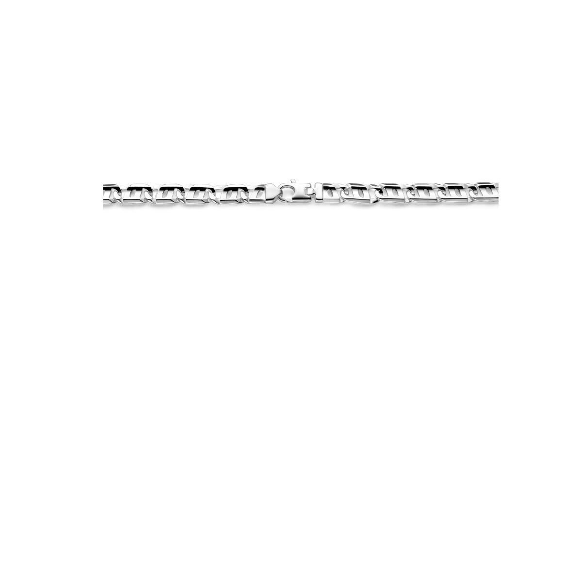 Collier pour homme en argent – Maille ancre 7mm