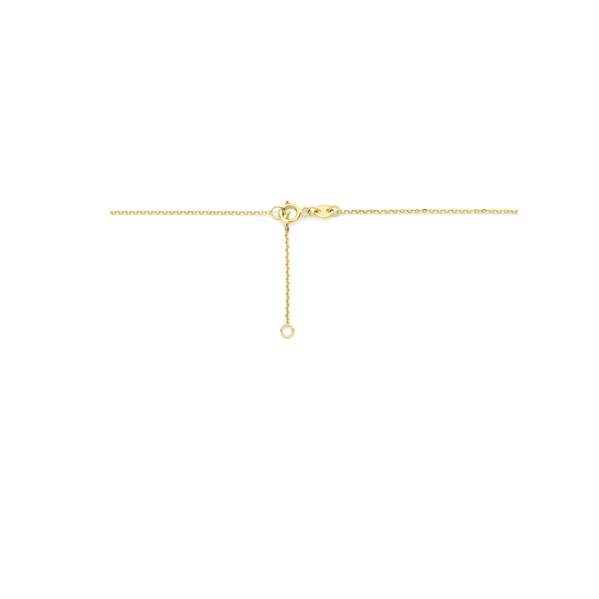collier en or jaune à billes 14k